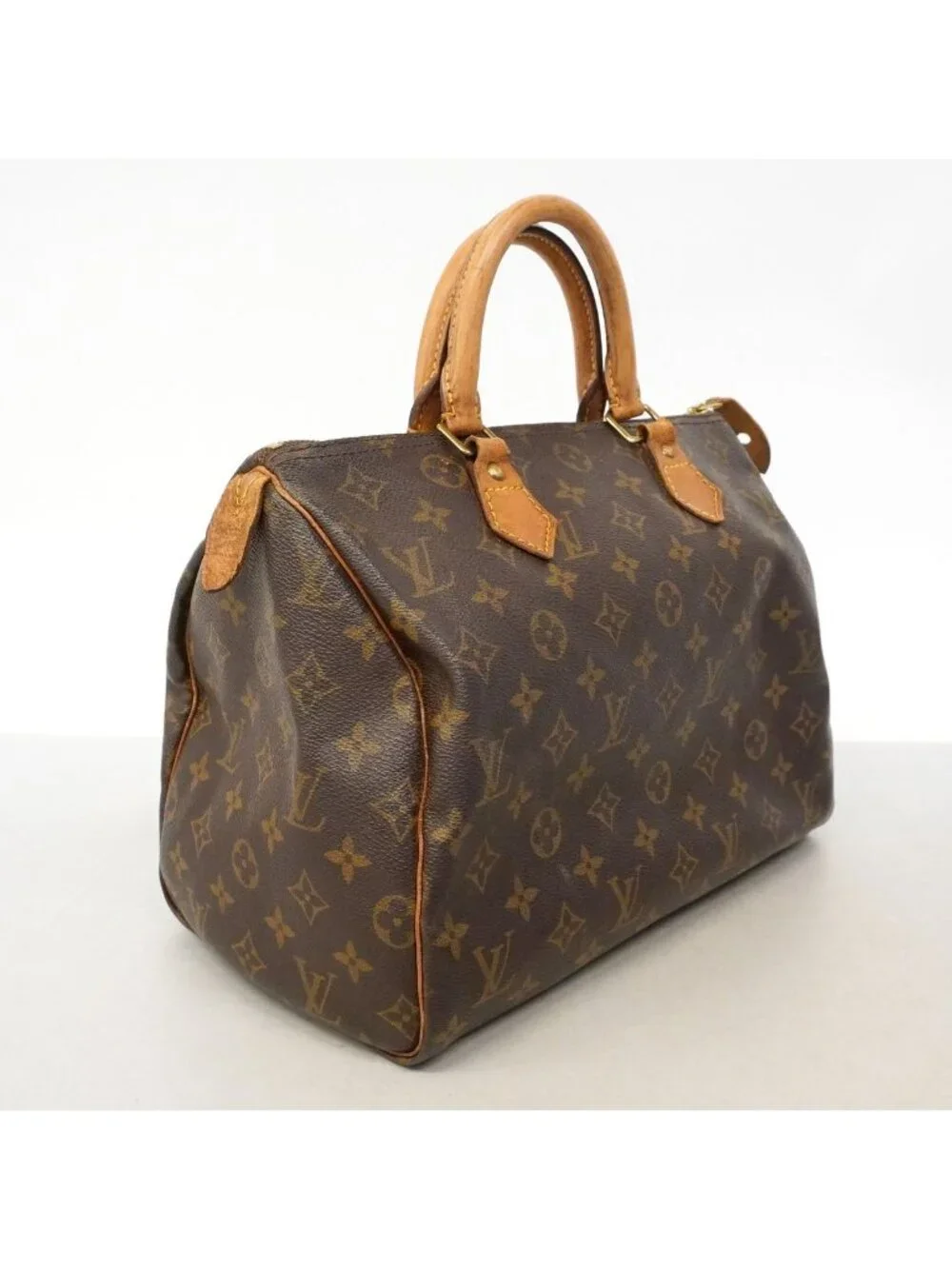 Louis Vuitton Handbag Monogram Speedy 30 Brown